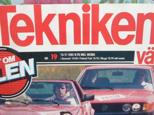 TEKNIKENS VÄRLD, NR19, 1980,