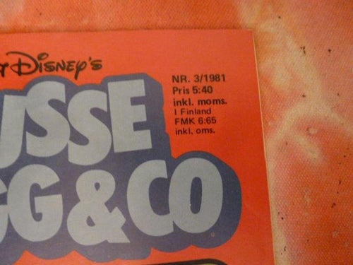 MUSSE PIGG & CO, NR 3 - 1981, TIDNING