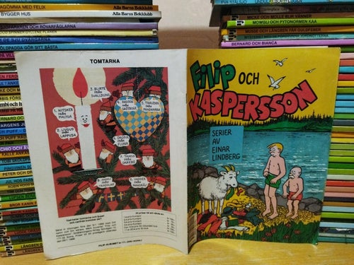 Filip och Kaspersson Julalbum 1987 Einar Lindberg. Very Fine plus