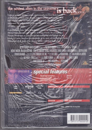 DVD / Species II / Natasha Henstridge, Michael Madsen / Ny & Inplastad