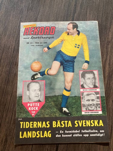 Tidningen Rekord med Sportrevyn nr 25 1963