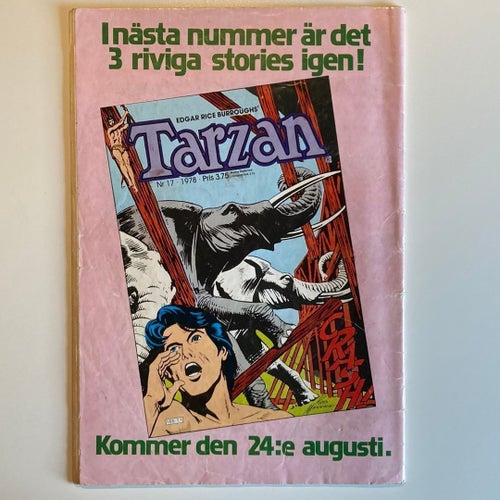 Tarzan Nr 16, Edgar Rice Burroughs, 1978
