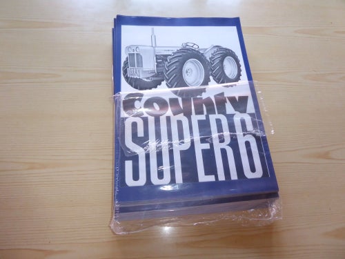 200 st. County Super 6 traktor poster storlek A4