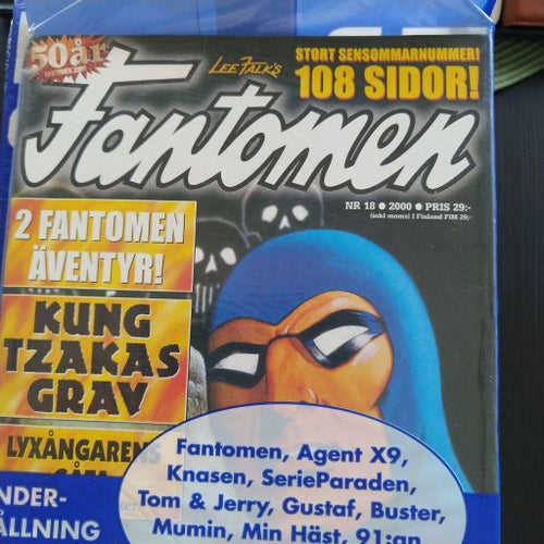Fantomen - Nr 18 , 2000 ( Inplastad )