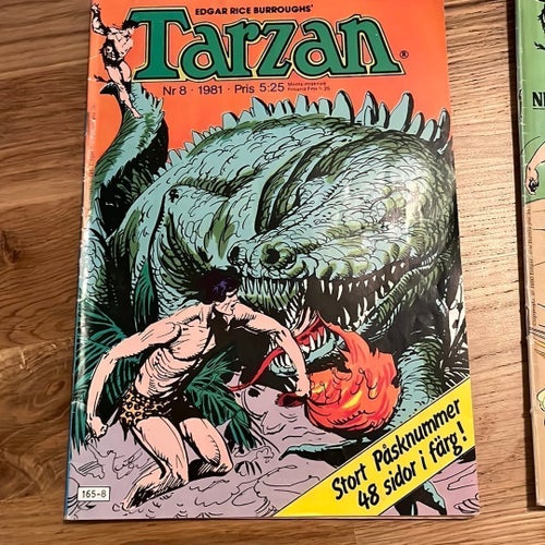 Tarzan serietidningar - Edgar Rice Burroughs - 1973-1981