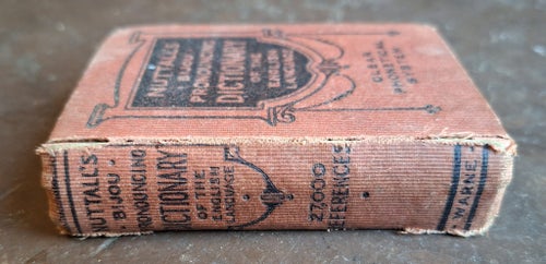 Miniatyrbok, Nuttall's Bijou Pronouncing Dictionary of English Language, W. J.