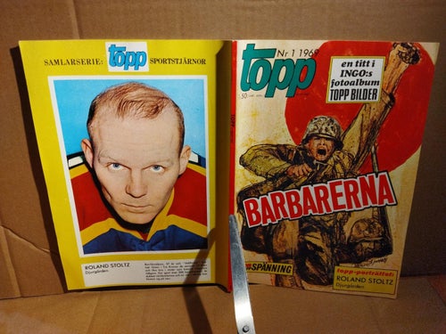 Toppserien 1969 nr 1. Very Fine plus. Roland Stoltz Djurgården