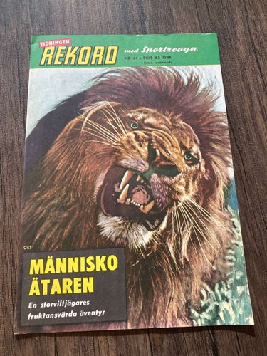 Tidningen Rekord med Sportrevyn nr 41 1963