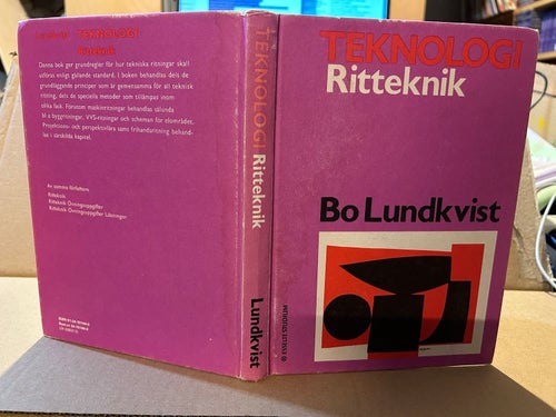 Teknologi Ritteknik av Bo Lundkvist, bok, fine plus