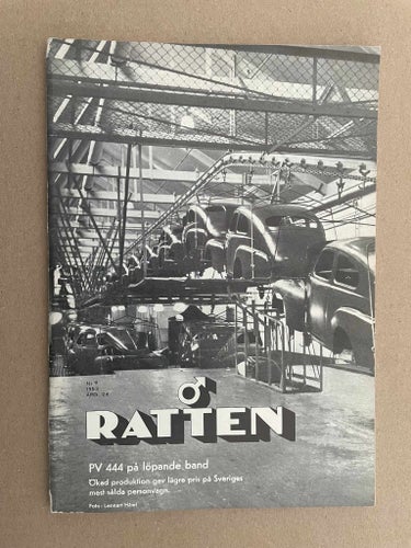 VOLVO Tidning Ratten 1953 Nr. 9