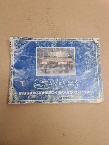 Saab 900 1982 instruktionsbok