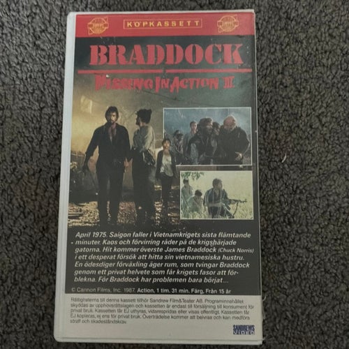 Braddock Missing in Action III (VHS)