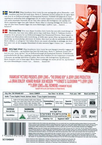 The Errand Boy (1961) Jerry Lewis med Jerry Lewis, Brian Donlevy