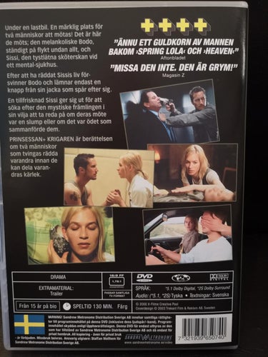 Prinsessan + Krigaren (2000) Tom Tykwer med Franka Potente, Benno Fürmann.