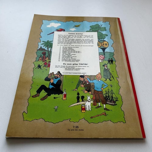 Tintin #18 - Det sönderslagna örat, 1a upplaga, samlarex! FN-