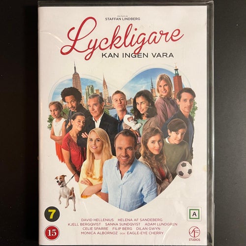 LYCKLIGARE KAN INGEN VARA. DVD KOMEDI / ROMANTIK -18. INPLASTAD