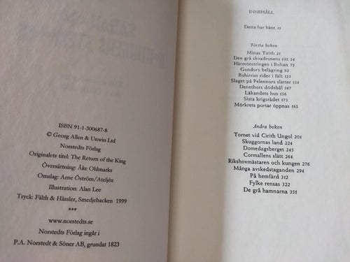 Sagan om konungens återkomst av J. R. R. Tolkien