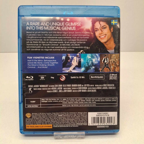 Moonwalker - Michael Jackson - Blu-ray film, Svensk text, Fint skick