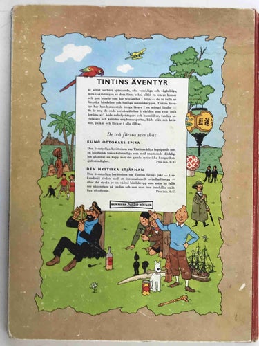 Tintin - Den mystiska stjärnan (Bonniers). G