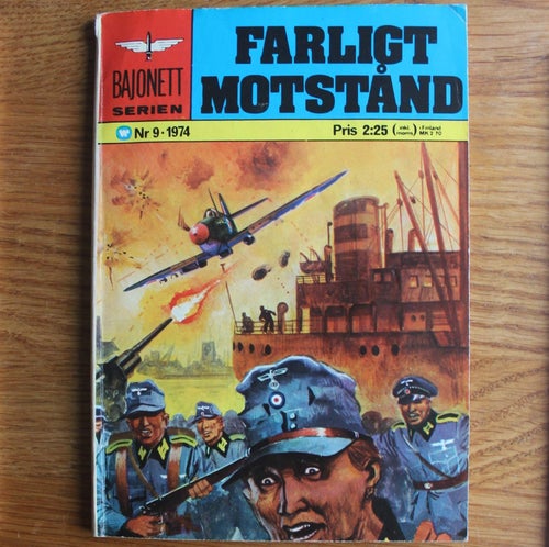 Bajonettserien 1974 nr 9 Farligt Motstånd