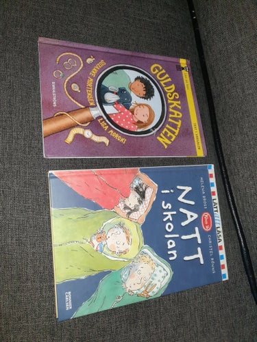 Bokpaket: Guldskatten av Suzanne Mortensen & Natt i skolan av Helena Bross