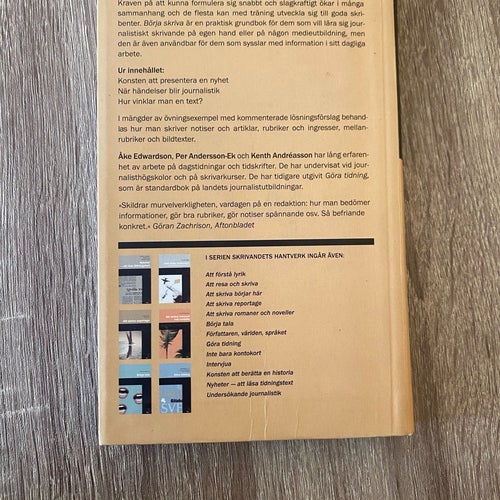 Börja skriva av Per Andersson-Ek, Kenth Andréasson, Åke Edwardson