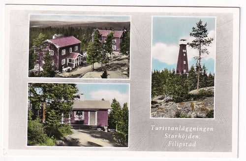 Filipstad. Turistanläggningen Storhöjden.