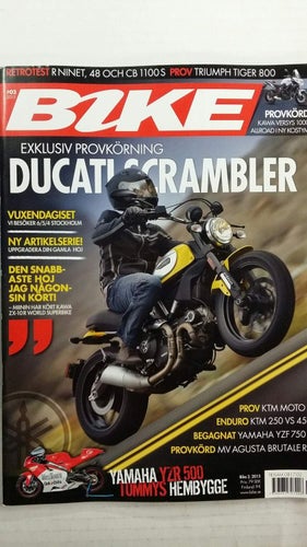 Bike nr 2 2015: Ducati Scambler, Triumph Tiger 800 XC, Kawasaki Versys 1000