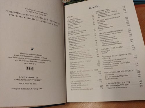 Göteborgs universitet historia 1 på högskolans tid - Bo Lindberg, Ingemar Nilsso