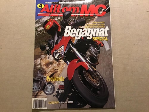 ALLT OM MC NR 4 2000 CAGIVA RAPTOR,HONDA VT 1100,KAWASAKI Z 1300,DUCATI 900 ss