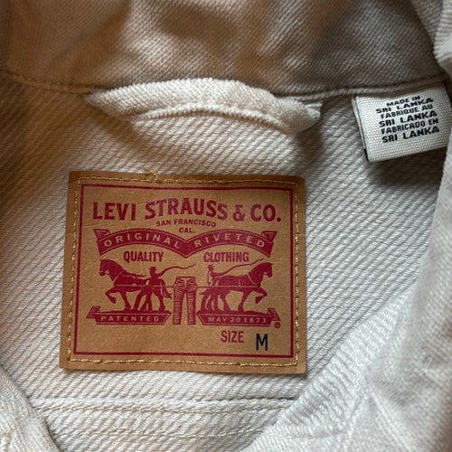 Levis Levi Strauss & Co. beige jacka, storlek M