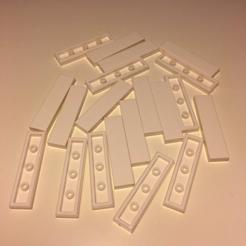 Lego 1x4 slät platta vit 20st
