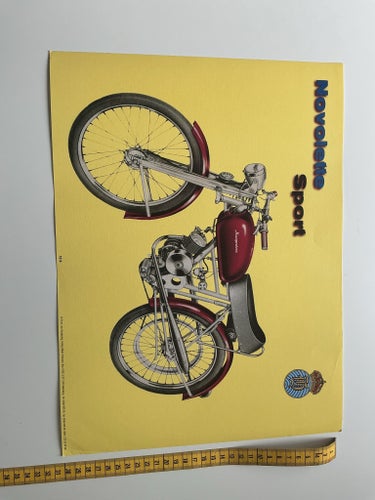 Husqvarna Novolette Sport reklamblad / affisch