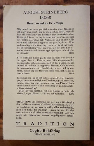 Loss! / August Strindberg / Cogito Bokförlag