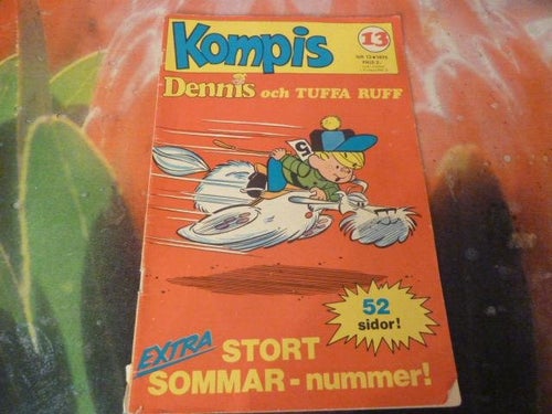 KOMPIS, NR 13 - 1970, DENNIS OCH TUFFA RUFF, TIDNING