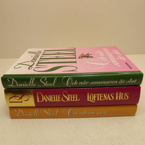 Danielle Steel x3 Bokpaket med hårdpärm - Titlar i beskrivning