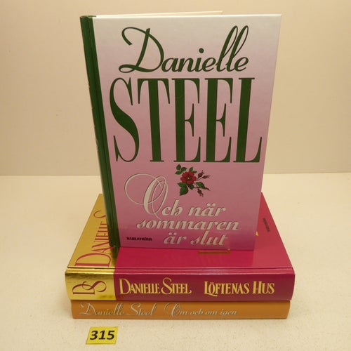 Danielle Steel x3 Bokpaket med hårdpärm - Titlar i beskrivning