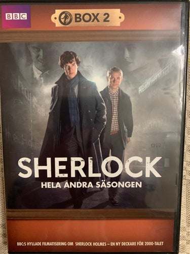 SHERLOCK- BOX 2 .HELA ANDRA SÄSONGEN. DVD
