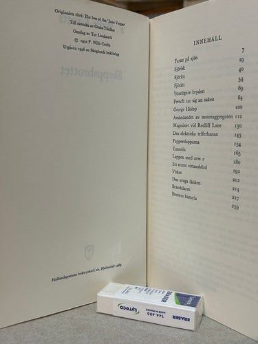 Skeppsbrottet av F. Wills Crofts. Bok. Fine plus