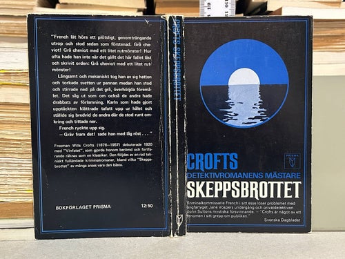 Skeppsbrottet av F. Wills Crofts. Bok. Fine plus