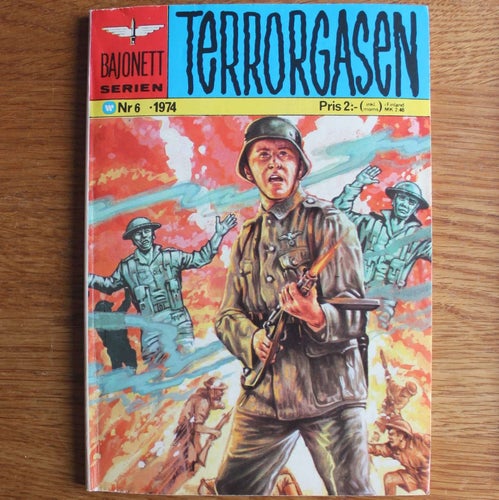 Bajonettserien 1974 nr 6 Terrorgasen