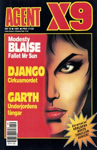 Agent X9 Serietidning 1991 nr 10 (Oläst arkivex) Modesty Blaise