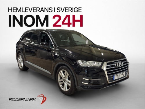 Audi Q7 3.0 TDI Q S-Line 7-Sits Pano Cockpit Drag Kamera