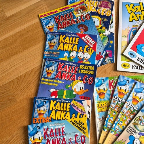 Kalle Anka & C:o tidningar från 1993 och 1994 mm