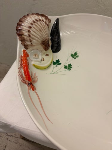 Serveringsfat Tre Art handmålat från Treviso, Italien
