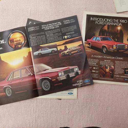 Original annonser 4 stycken Ford USA