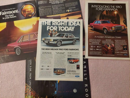 Original annonser 4 stycken Ford USA