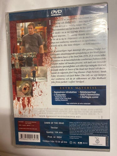 DVD Dawn Of The Dead Directors Cut INPLASTAD