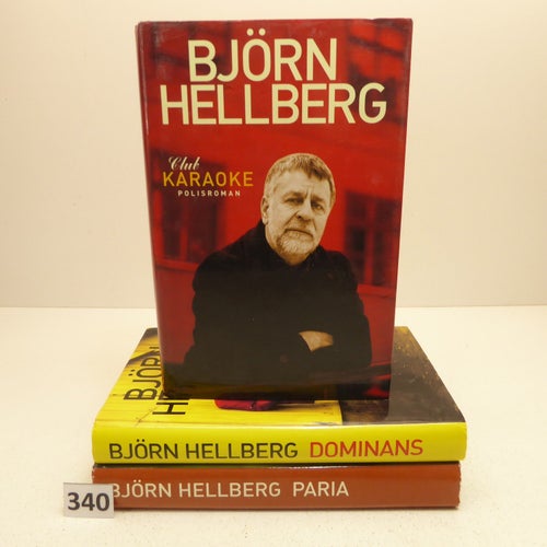 Björn Hellberg x3 Bokpaket med hårdpärm - Titlar i beskrivning
