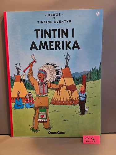 Serialbum, serie, album, tidning, Tintins äventyr, Tintin i amerika